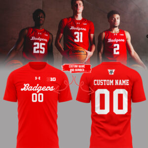 Limited Edition Wisconsin New 2025-2026 Custom Tshirt-PA110825003