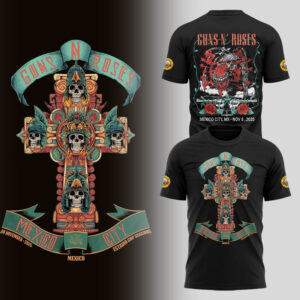 Limited Edition GnR Tour 2025 Peru Tshirt-LL2511091002