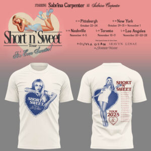 Limited Edition SC Short n' Sweet Tour Tshirt-LL2511101039