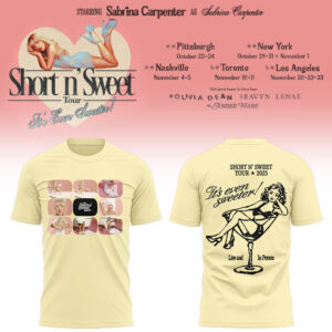 Limited Edition SC Short n' Sweet Tour Tshirt-LL2511101040