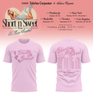 Limited Edition SC Short n' Sweet Tour Tshirt-LL2511101043