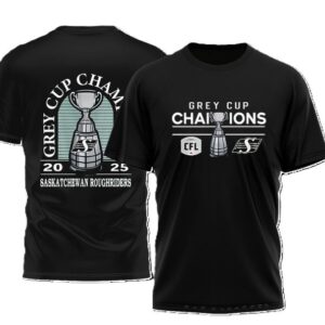 Limited Edition SR Champions GreyCup 2025 Tshirt-AB1117256010