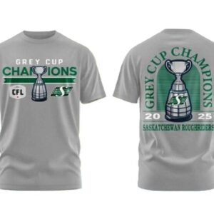 Limited Edition SR Champions GreyCup 2025 Tshirt-AB1117256013