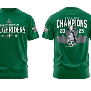 Limited Edition SR Champions GreyCup 2025 Tshirt-AB1117256014