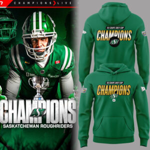 Limited Edition SR Champions GreyCup 2025 Hoodie-PA111725006