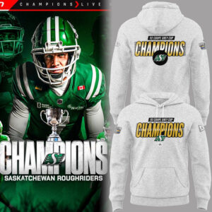 Limited Edition SR Champions GreyCup 2025 Hoodie-PA111725012 (Copy)