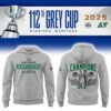 Limited Edition Roughriders 2025 Grey Cup Champions Hoodie-AB1711257007