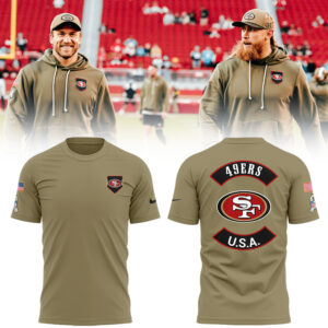 Limited Edition 49ers Veterans Day Tshirt-LL2511251019
