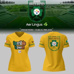 Ireland 2025 Limited Edition Dublin Game V-neck TShirt-ND09252551