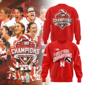 Limited Edition HuskerVB 2025 Champions Sweatshirt-LL2511291008