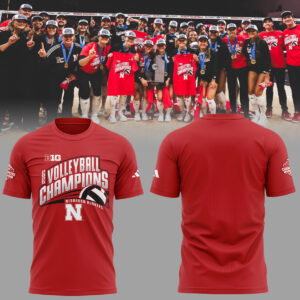 Limited Edition HuskerVB 2025 Champions Tshirt-ND11292510