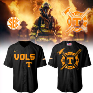 Limited Edition Tennessee Baseball x Firefighter Appreciation Night Jersey-LL250313022