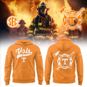 Limited Edition Tennessee Baseball x Firefighter Appreciation Night Hoodie-LL250313024