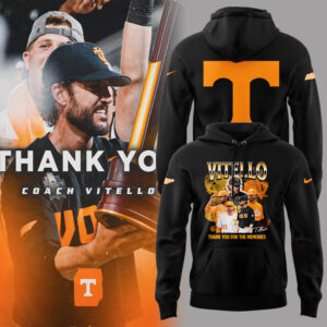 Limited Edition Tennessee "Coach Vitello, Thank You For The Memories " Hoodie-PA102325008