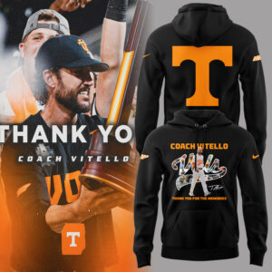 Limited Edition Tennessee "Coach Vitello, Thank You For The Memories " Hoodie-PA102325012