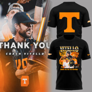 Limited Edition Tennessee "Coach Vitello, Thank You For The Memories " Shirt-PA102325007