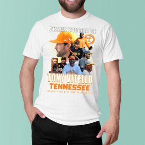 Limited Edition Tennessee "Coach Vitello, Thank You For The Memories " Shirt-AB1023251103