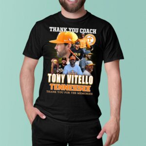 Limited Edition Tennessee "Coach Vitello, Thank You For The Memories " Shirt-AB1023251104