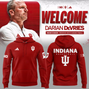 Limited Edition Coach Darian DeVries Indiana Men's Basketball Hoodie-ND03202542
