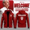 Limited Edition Coach Darian DeVries Indiana Men's Basketball Zip Hoodie-ND03222522