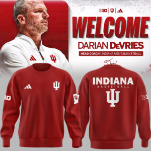 Limited Edition Coach Darian DeVries Indiana Men's Basketball Sweatshirt-ND03222524