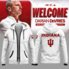 Limited Edition Coach Darian DeVries Indiana Men's Basketball Zip Hoodie-ND03222523