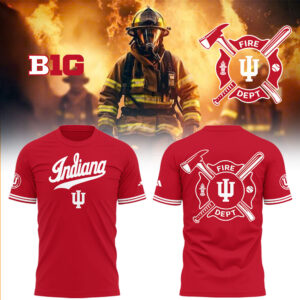 Indiana Baseball x Firefighter Appreciation Night TShirt -LL250321023