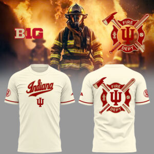 Indiana Baseball x Firefighter Appreciation Night TShirt -LL250321026