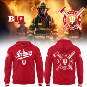 Indiana Baseball x Firefighter Appreciation Night Hoodie-LL250321024