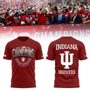 Indiana Football x BIG10 Champions 2025 TShirt-LL2512071032
