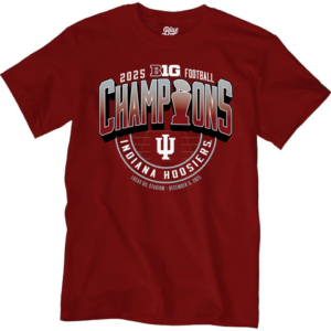 Indiana Football x BIG10 Champions 2025 TShirt-AB1207251002