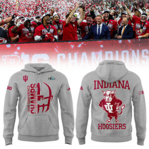 Indiana Football x BIG10 Champions 2025 Hoodie-LL2512071035