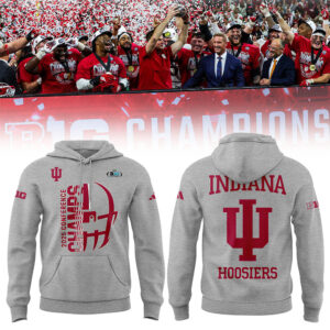 Indiana Football x BIG10 Champions 2025 Hoodie-LL2512071036