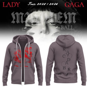 Limited Edition GAGA The Mayhem Ball Tour 2025 Zip Hoodie-LL2512151006