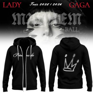 Limited Edition GAGA The Mayhem Ball Tour 2025 Zip Hoodie-LL2512151009