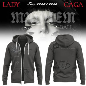 Limited Edition GAGA The Mayhem Ball Tour 2025 Zip Hoodie-LL2512151012
