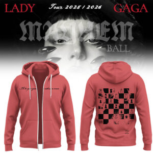 Limited Edition GAGA The Mayhem Ball Tour 2025 Zip Hoodie-LL2512151015