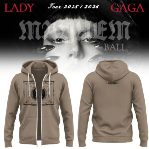 Limited Edition GAGA The Mayhem Ball Tour 2025 Zip Hoodie-LL2512151021