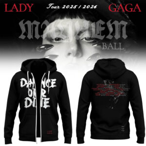 Limited Edition GAGA The Mayhem Ball Tour 2025 Zip Hoodie-LL2512151039