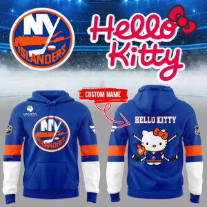 Limited Edition Islanders x Kitty Custom Hoodie-PA121625011