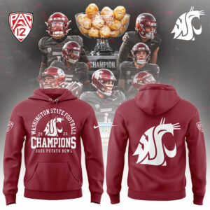 Limited Edition WSUCougarFB Champs Hoodie-LL2512231006