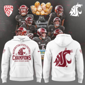 Limited Edition WSUCougarFB Champs Hoodie-LL2512231009