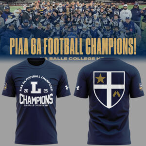 Limited Edition LaSalleFball Champios Tshirt-PA122425021