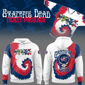 Limited Edition Columbus Blue Jackets x Grateful Dead Night Hoodie-LL250826004