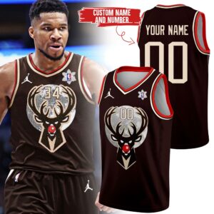 Limited Edition Bucks Christmas Custom Jersey-LL2512261112
