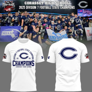 Limited Edition Cohasset High Champions Tshirt-LL2512271004