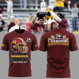 Limited Edition GopherFootball Champions Tshirt-KC12272505