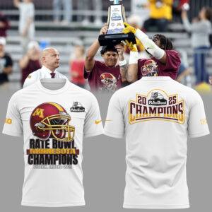 Limited Edition GopherFootball Champions Tshirt-KC12272506