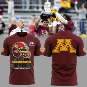 Limited Edition GopherFootball Champions Tshirt-KC12272507