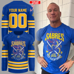 Limited Edition Sabres x Cody Rhodes Custom Name + Number Jersey-KC01042601